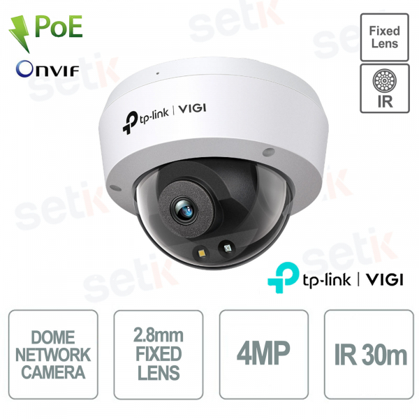 Caméra dôme IP67 TP Link VIGI C240I (2,8 mm) 4 MP à vision nocturne
